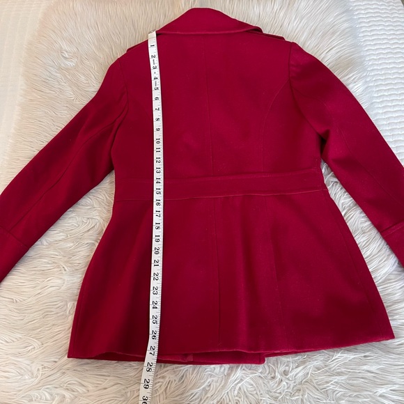 Michael Kors | Red | Double Breasted | Pea Coat - Picture 12 of 13